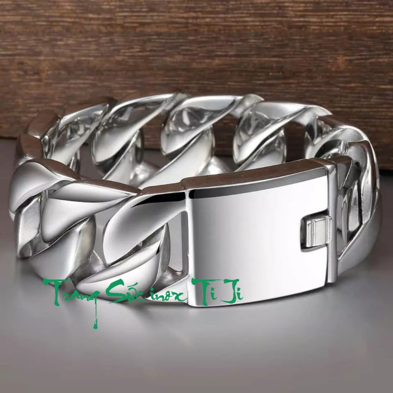 Lắc nam inox bản to 24mm