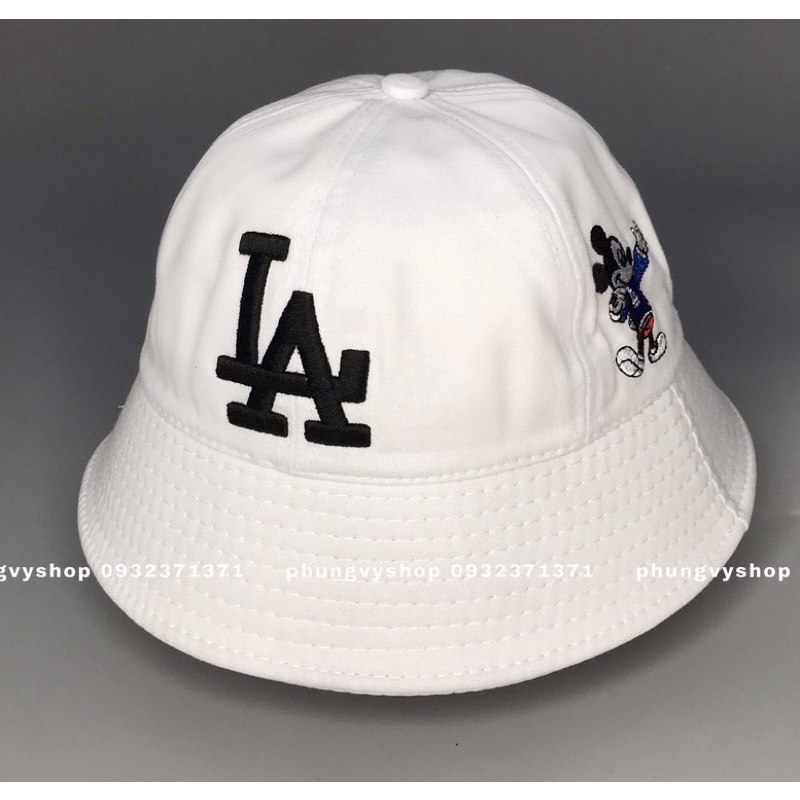 Mũ bucket nam nữ unisex, mũ vành thêu LA- chuột Micky siêu cute