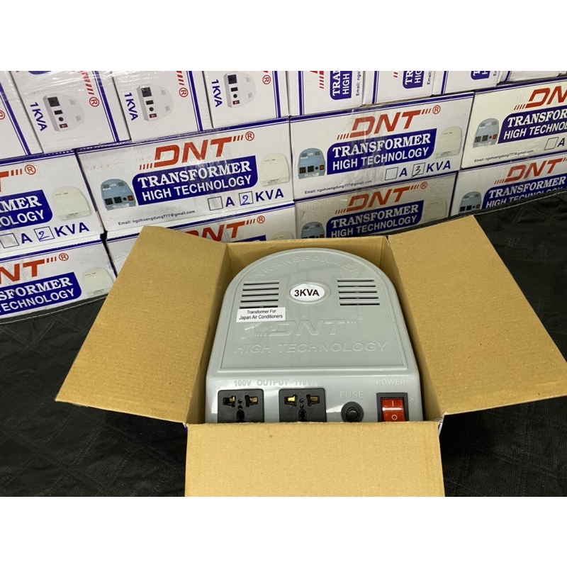 Biến áp nhựa ABS chống cháy siêu an toàn DNT 1000w