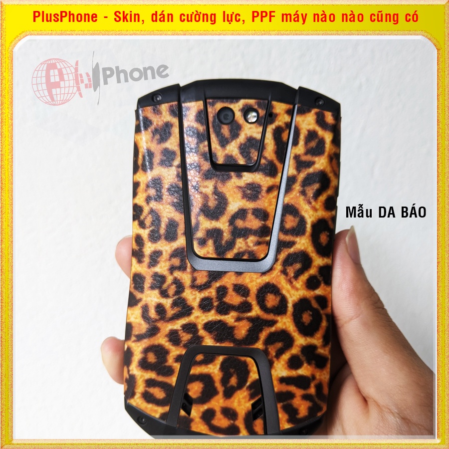 Bộ dán cường lực dẻo mặt trước và Skin vân da cho Unihertz Titan Pocket