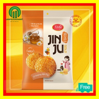 Bánh gạo hàn quốc jin ju mật ong 120g
