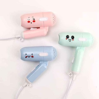 Máy Sấy Tóc Mini Nhỏ Gọn Tiện Dụng 3 Màu Đê lụa chọn