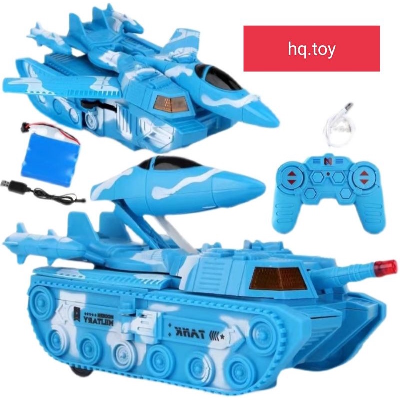Xe tăng biến hình máy bay và ngược lại điều khiển từ xa sạc pin