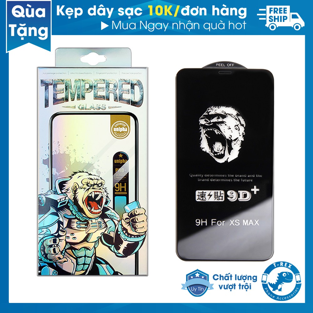 Kính Cường Lực Full Màn KingKong 9D Đủ Mã iPhone X/Xs/11Pro - XR/11 - XsMax/11ProMax