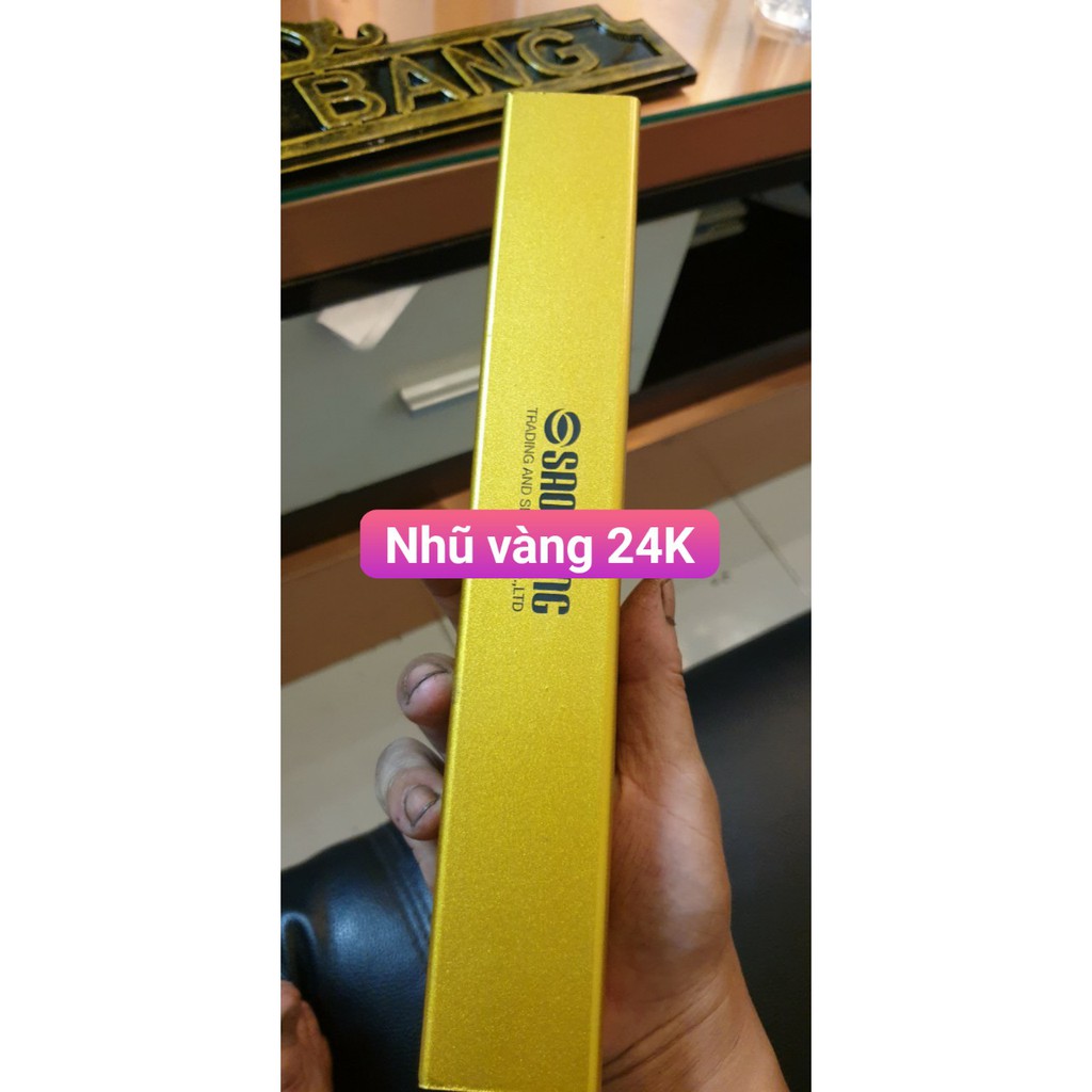 Sơn nhũ vàng cao cấp 1K YES - Mau khô, bền, đẹp (Tặng kèm cọ khi mua Lon 400g, 800g)