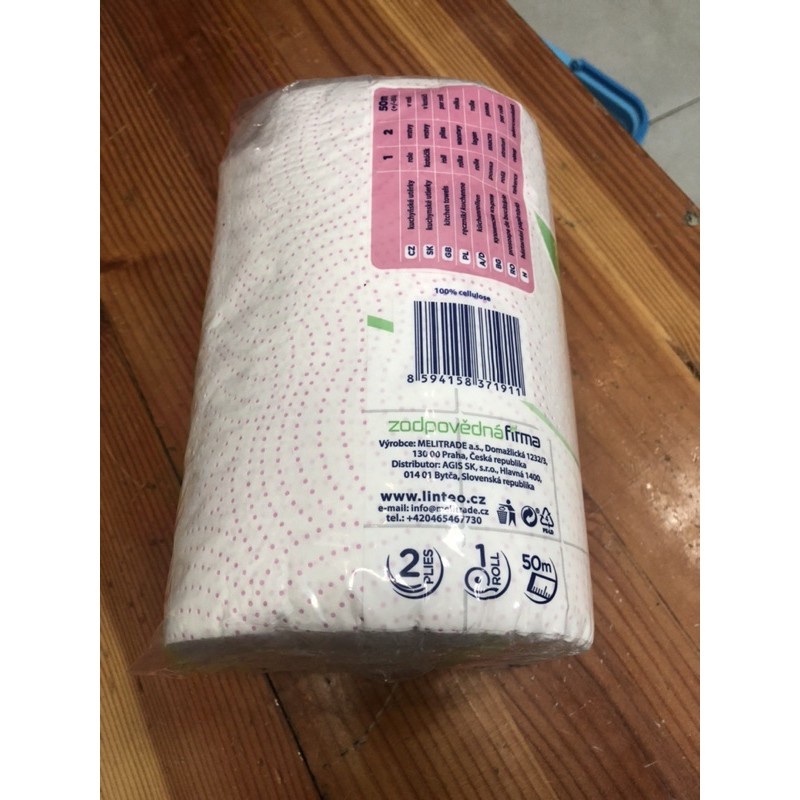 Giấy cuộn đa năng Linteo siêu dai, mềm mịn, hàng nội địa Châu Âu, Eumarket.