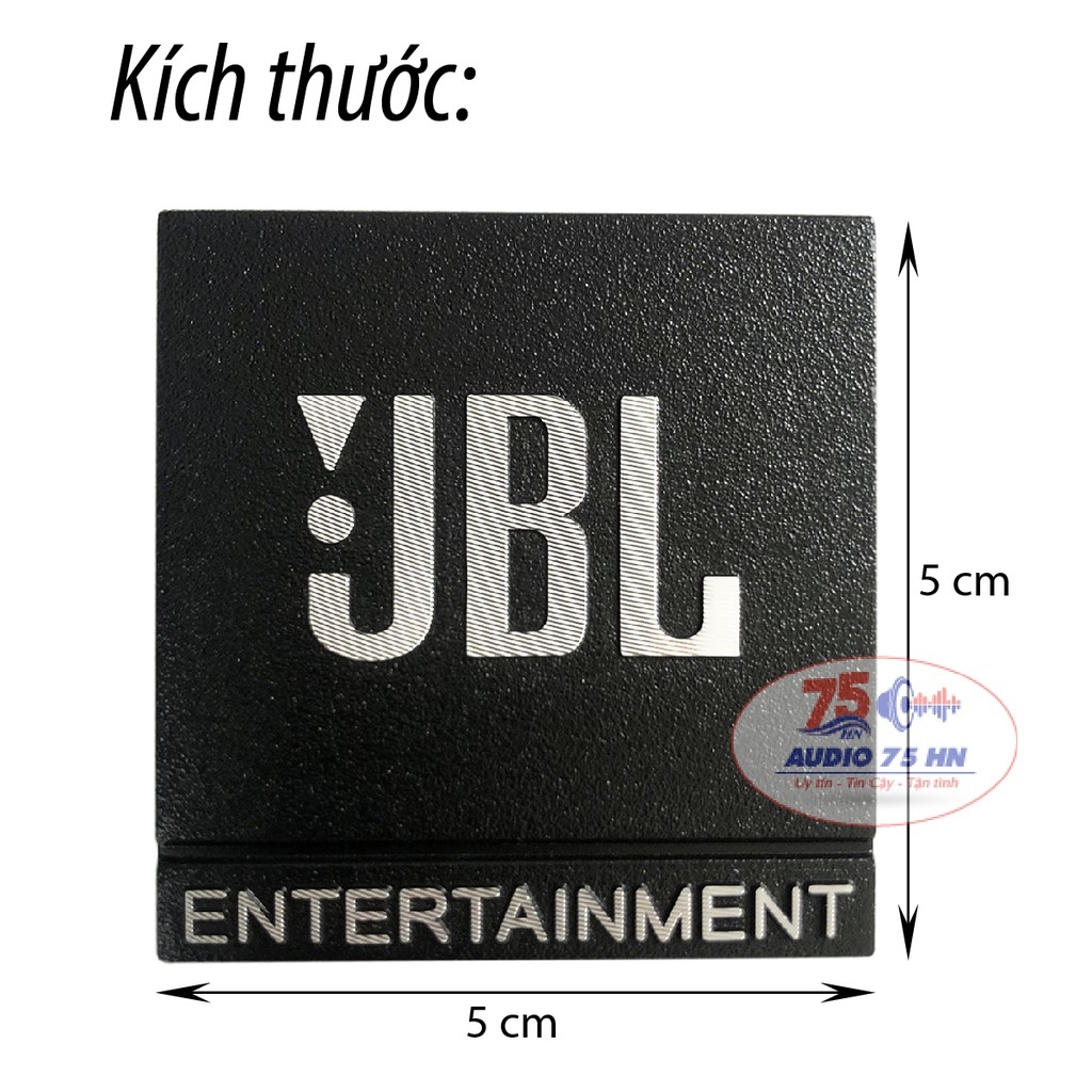 01 cái tem nhôm dán thùng loa JBL, kích thước 5cm kim loại cao cấp. Tem Ma rtin Audio; RCF