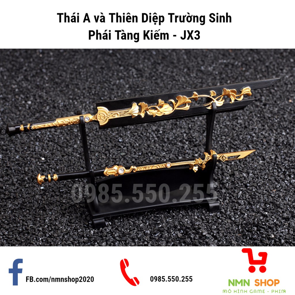 Mô hình Thái A và Thiên Diệp Trường Sinh - phái Tàng Kiếm - JX3