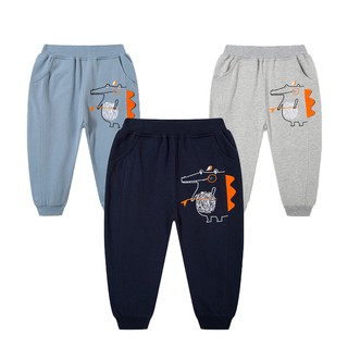 Quần khủng long bé trai BETOP quần dài cho bé chất cotton hàng xuất khẩu