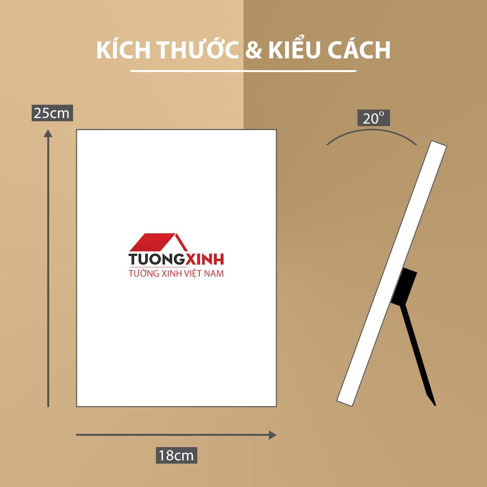 Tranh để bàn trang trí decor bàn làm việc TT82 TƯỜNG XINH