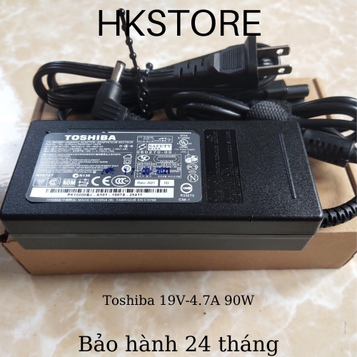 Sạc latop Toshiba 19V-4.7A 90W Toshiba L640 L655 C650 C640 A200 A205 R700 A300 P750 M200 M205 P200 P205