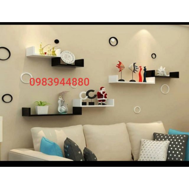Bộ 3 thanh kệ chữ u 60  50  40  cm
