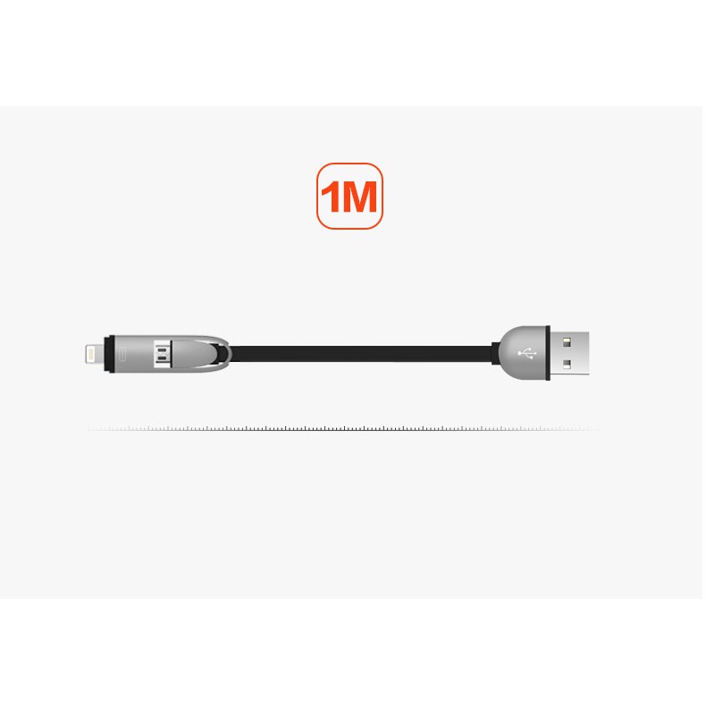 Tẩu sạc 2usb chính hãng Lutian kiêm búa phá kínhTặng ngay dây sạc thông minh Lutian siêu dai