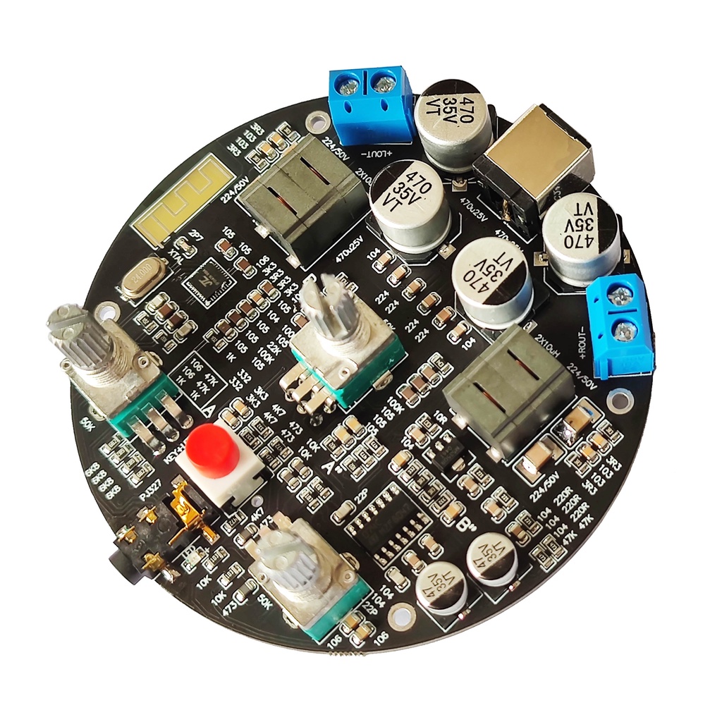 Bộ Khuếch Đại Âm Thanh HiFi Bluetooth 5.0 Kỹ Thuật Số Tpa3116 50W*2 Cho Xe Hơi/Tàu Thuyền