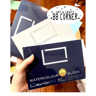 Giấy vẽ màu nước Leyton 300gsm 100% cotton Hot press và Cold press