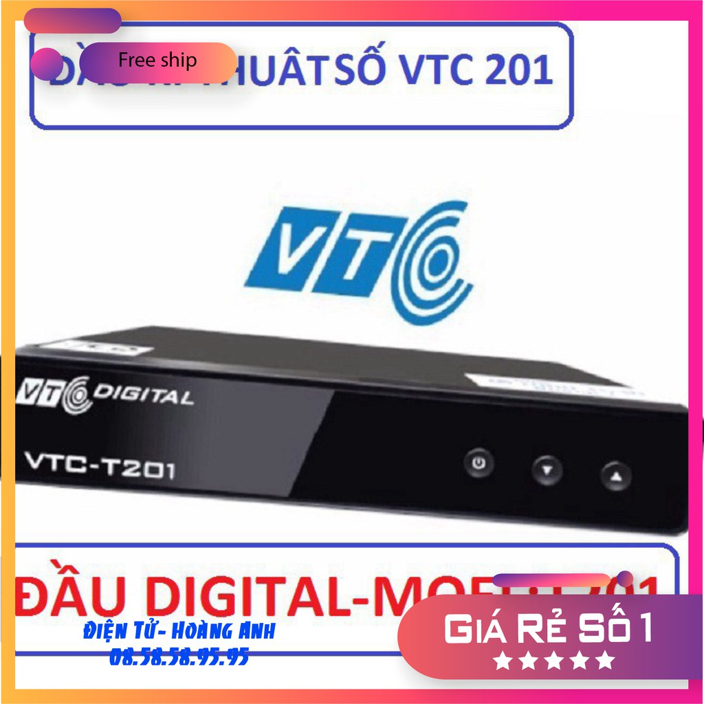 Đầu thu kỹ thuật số DVD -T2. VTC T201- giá tốt