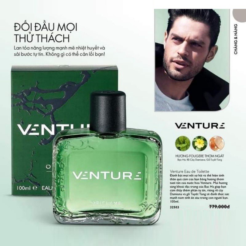 Nước hoa nam chính hãng 32503 Venture Eau de Toilette