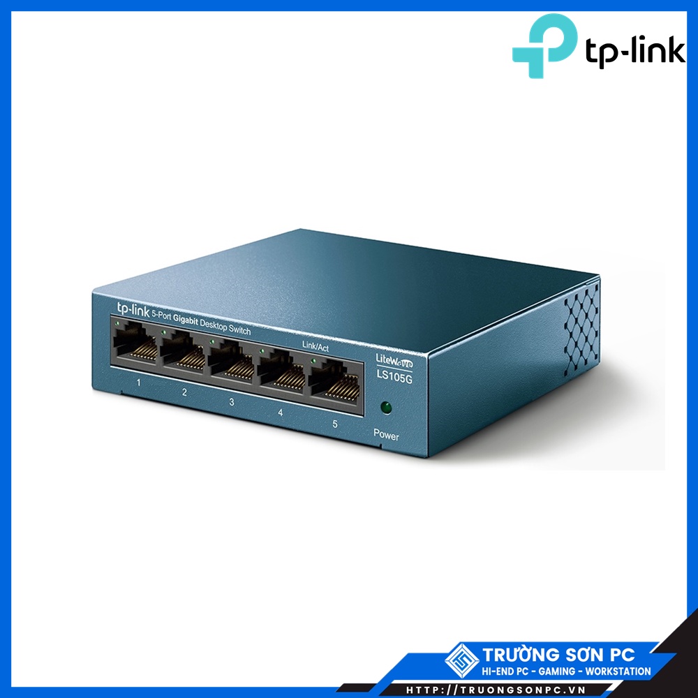 Switch Chia Mạng 5 Cổng Gigabit TP-Link LS105G/ TL-SG1005D | Switch 5 Cổng 10/100/1000Mbps