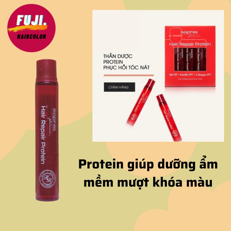 Protein Phục Hồi Tóc Hư Nát SOPHIA Platinum Hair Repair Protein 13ml