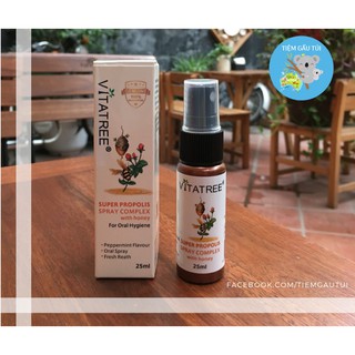 Xịt keo ong Vitatree sát khuẩn họng - 25ml