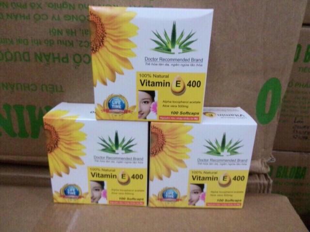 Vitamin E400 Kèm Tinh Chất Nha Đam - Viên kim cương sáng giá nhất cho sắc đẹp | BigBuy360 - bigbuy360.vn