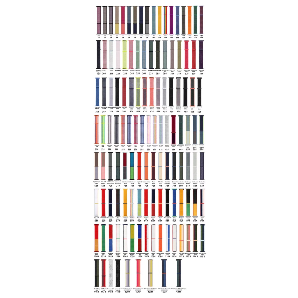 Dây Đeo Nylon Thể Thao Cho Apple Watch Series S8 S7 6 5 4 3 SE Ultra 49mm 38 / 40 41mm 44mm 45mm