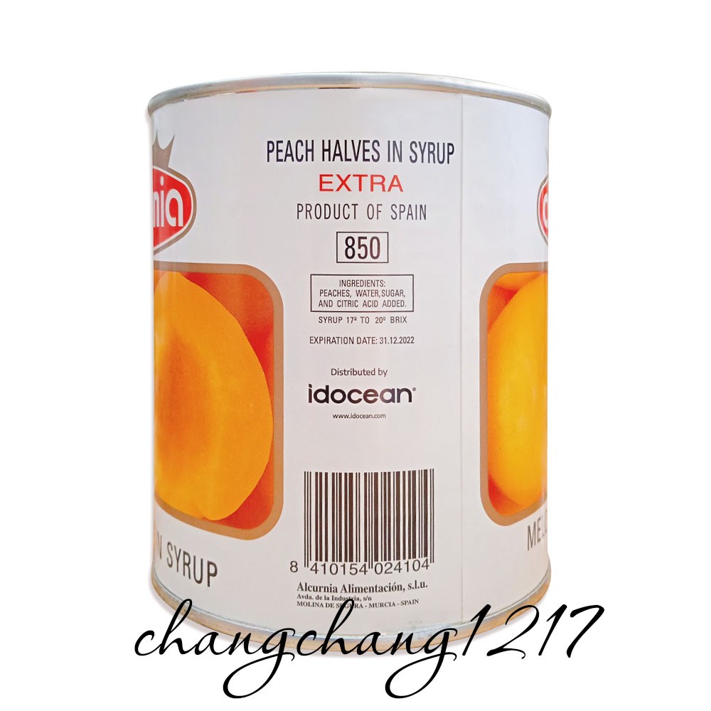 Đào Ngâm Alcurnia Lon 850gr | BigBuy360 - bigbuy360.vn