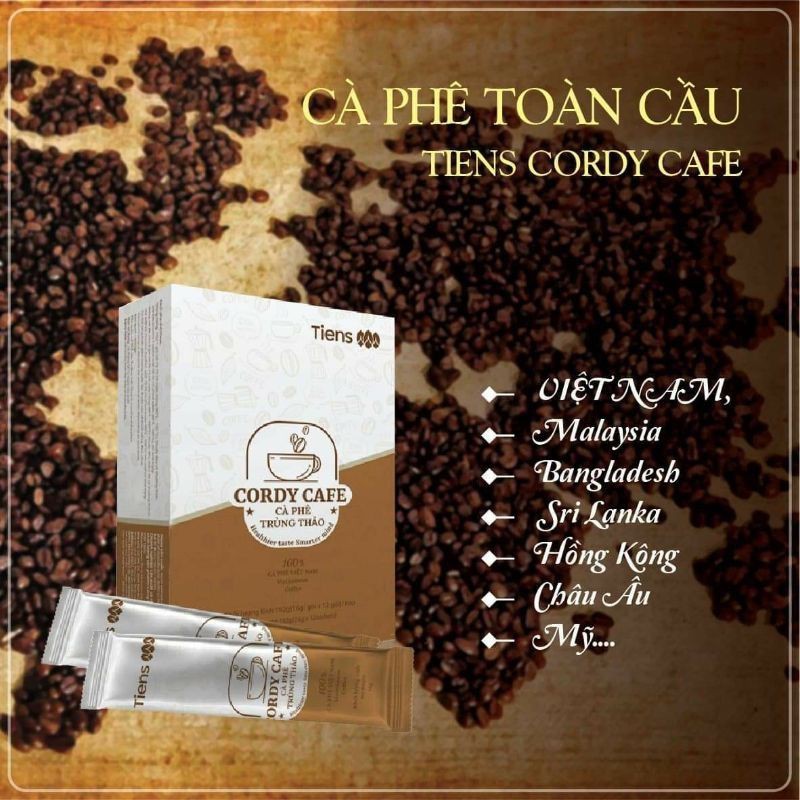 Cà phê đông trùng hạ thảo Cordy Cafe