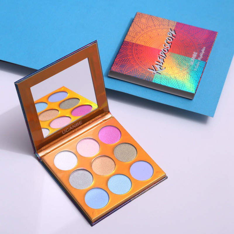 [Hàng mới về] Bảng phấn bắt sáng và tạo khối 9 màu kết hợp trang điểm nổi bật kháng nước và lâu trôi | BigBuy360 - bigbuy360.vn