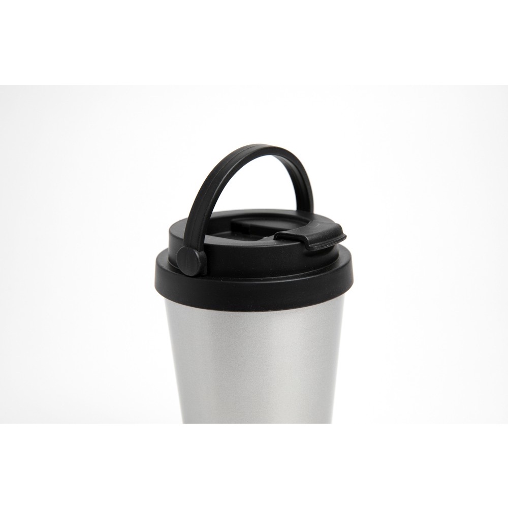 Bình Uống Nước Tumbler ARTBOX Hàn Quốc Thiết Kế Nắp Có Tay Cầm Màu Bạc
