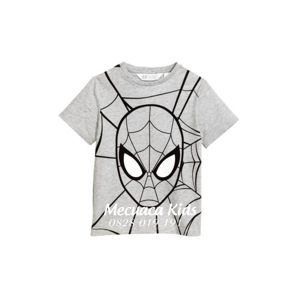 [1-9y] Áo siêu nhân người nhện/Spiderman chất cotton cho bé/bé trai (form nhỏ)