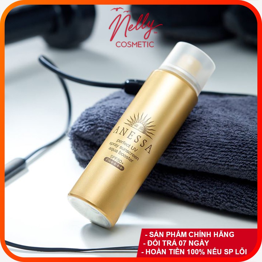 (❤️HOT SALES❤️) Xịt chống nắng Anessa kiềm dầu, dưỡng da , tiện lợi Anesa Gold spray 60g