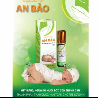 ✅(chính hãng)Tinh dầu lăn trị muỗi đốt an toàn cho bé AN BẢO
