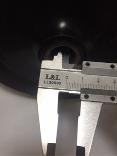 Đế chà nhám phi 180mm, lỗ trục zen 12