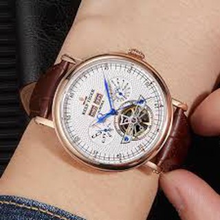 Đồng hồ nam Reef Tiger RGA1903 mẫu mới lộ cơ có lịch