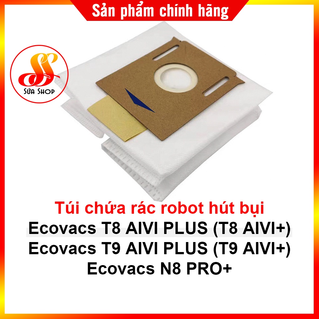 Túi chứa rác robot Ecovacs T8 AIVI PLUS (T8 AIVI+), Ecovacs T9 AIVI PLUS (T9 AIVI+), Ecovacs N8 PRO+