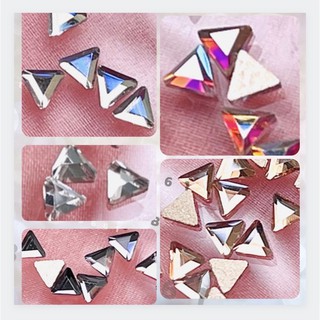 2.000 vnd/ Tam giác mini/ đá khối chân bằng size 3mm/ Trang trí nail cao cấp