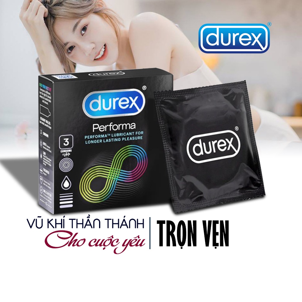 Bao Cao Su Durex Chính hãng Đủ Các Loại - Siêu Mỏng - Gân Gai - Kéo Dài Thời Gian - Ngăn Xuất Tinh Sớm