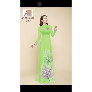 vải áo dài chiếc lá