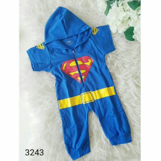 Bộ Áo Liền Quần In Hình Superman 3243