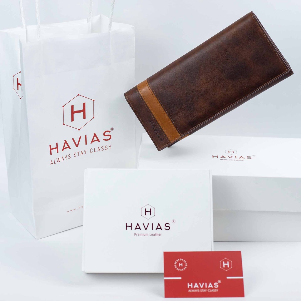 Ví Dài The Heyday Long Wallet HAVIAS Xanh Navy