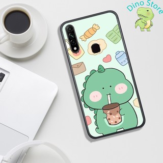 ỐP LƯNG OPPO A8/A31 ,  IN HÌNH KHỦNG LONG NGỘ NGHĨNH VÀ CUTE