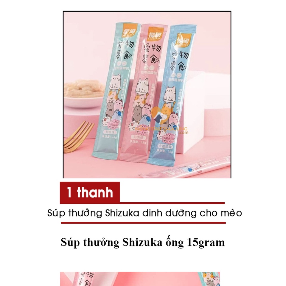 Súp thưởng cho mèo thú cưng shizuka thanh 15gr