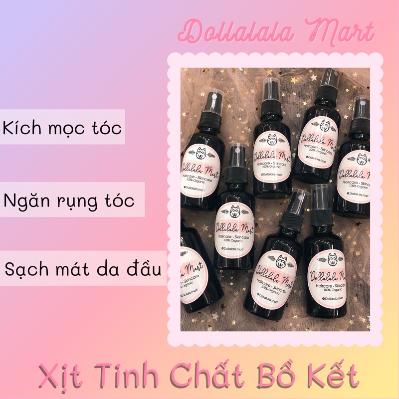 Xịt tinh chất bồ kết giúp mọc tóc dài dày, giảm gàu ngứa - Dollalala Mart