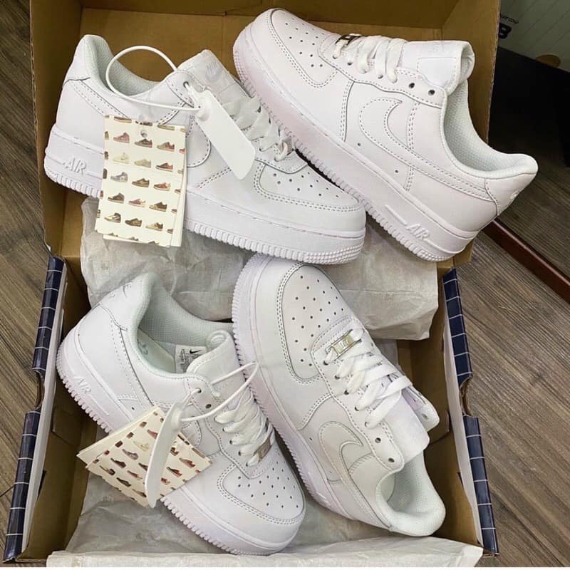 Giày thể thao AF1 Trắng , Giày sneaker air force 1 trắng full nam nữ bản SC sz 36-43