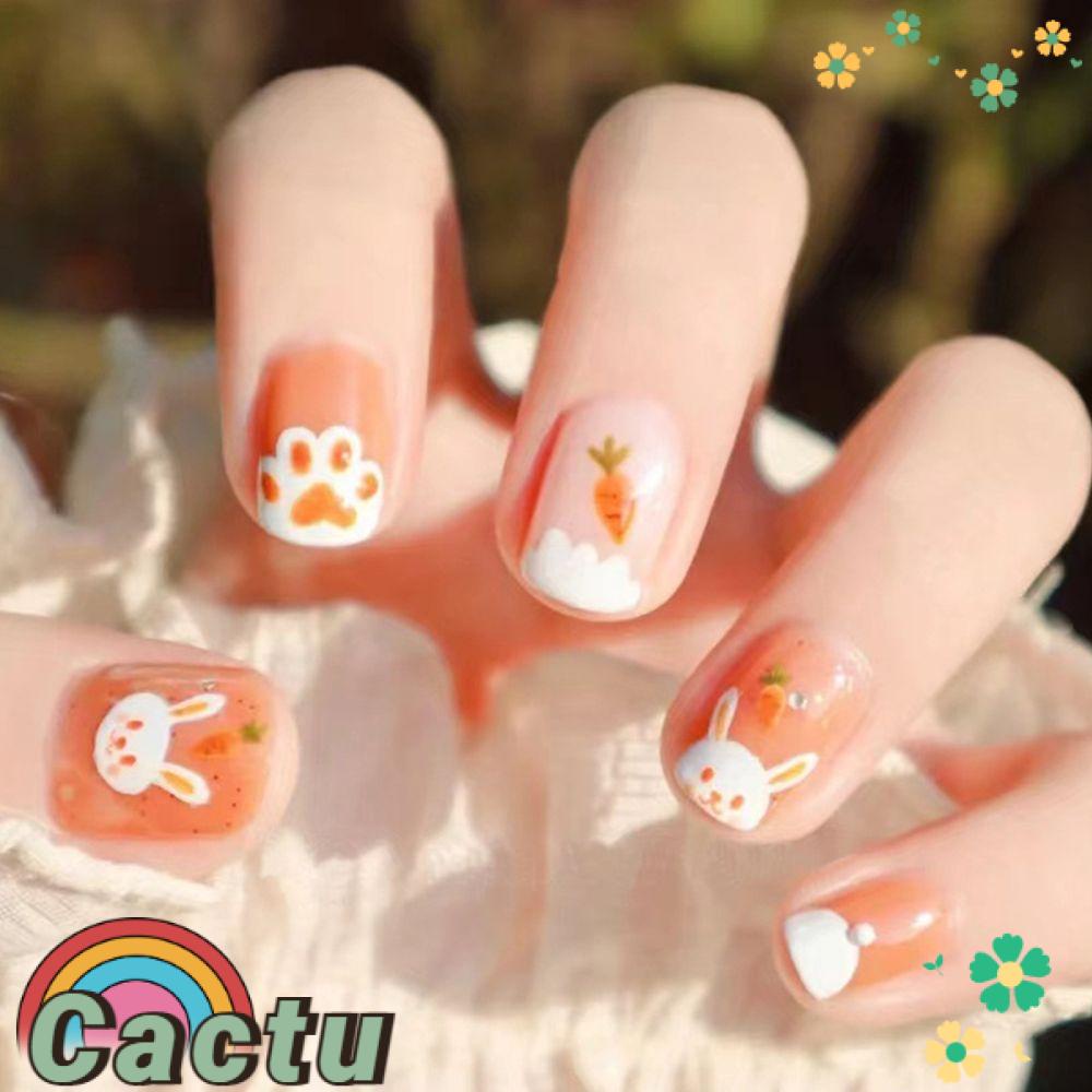 Bộ 24 Móng Tay Giả Có Thể Tháo Rời Che Phủ Toàn Diện