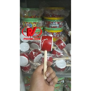 Trống bỏi bằng gỗ cho bé