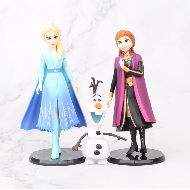 Có sẵn ❄️❄️ Set 5 Mô Hình Hoạt Hình Frozen II ❄️❄️ Size 9-14cm ❄️❄️ Elsa Anna Steve Kristoff Olaf