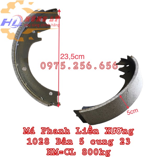 Má Phanh Liền Xương 1028 Bản 5 cung 23 HM=CL 800kg ( 1 cái ) phụ tùng ô tô phụ tùng Hùng Lỳ