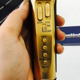 Mic Hát Kèm Loa SD-10 ( âm thanh chuẩn )